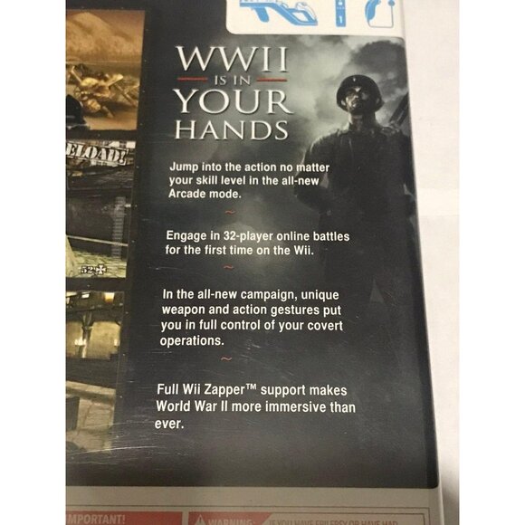 Nintendo Wii Medal of Honor Heroes 2 (Mint) - Picture 3 of 5